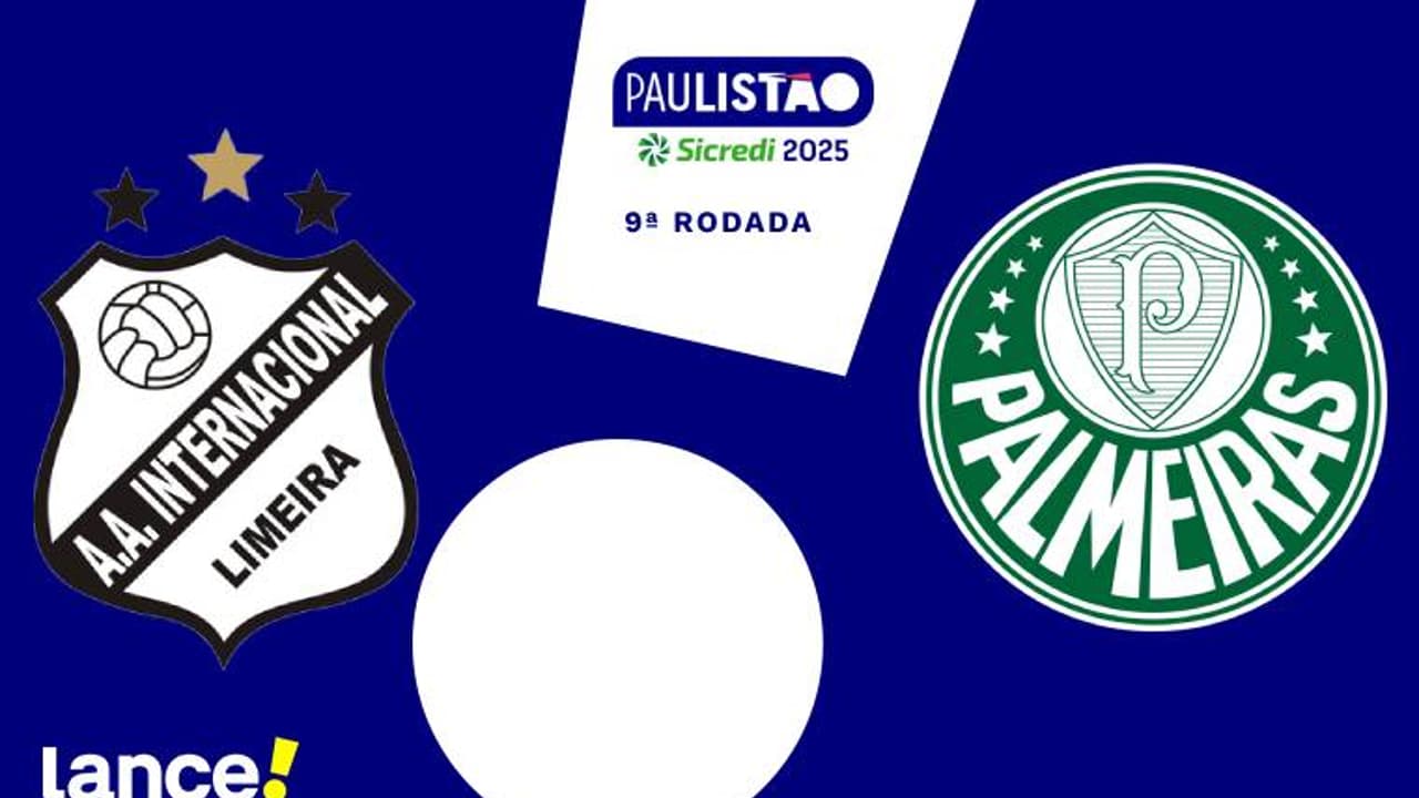 Transmissão, horário e escalações: Inter de Limeira x Palmeiras pelo Paulistão.