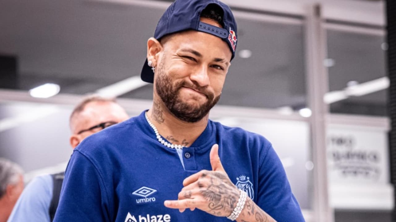 Chegada de Neymar para clássico entre Corinthians e Santos agita redes sociais.