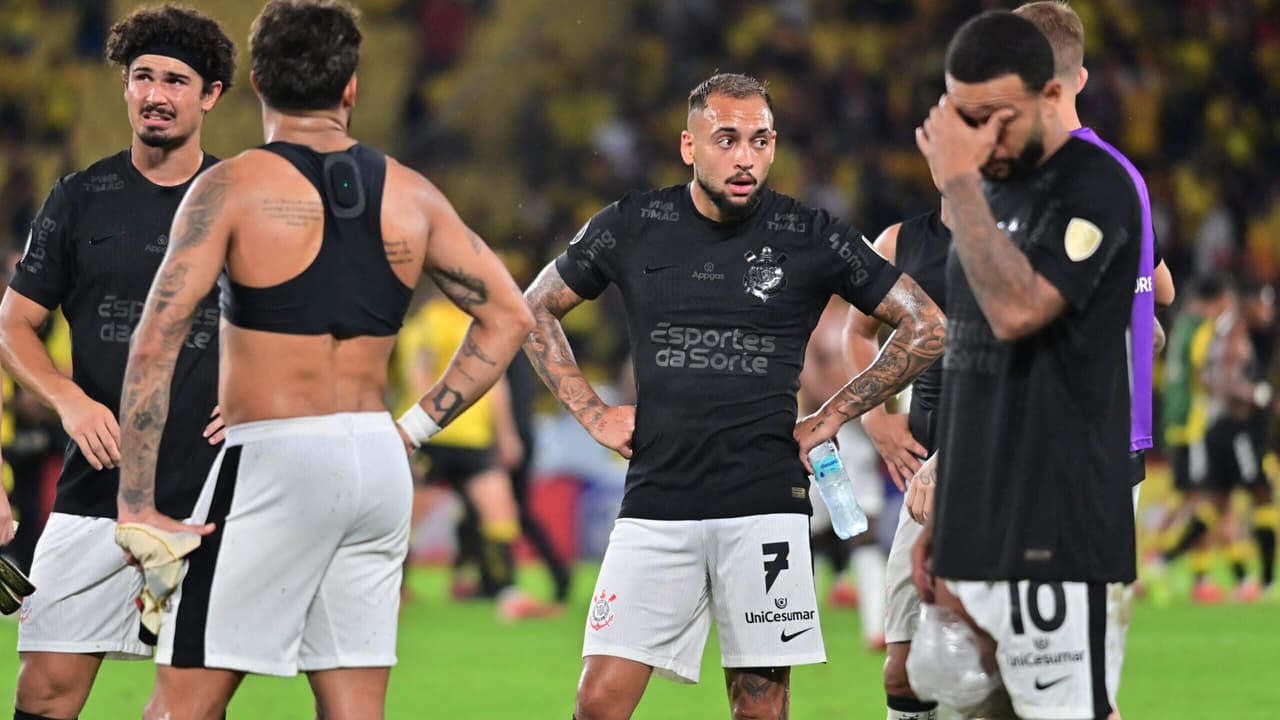Desculpa de Maycon à torcida do Corinthians após derrota: 