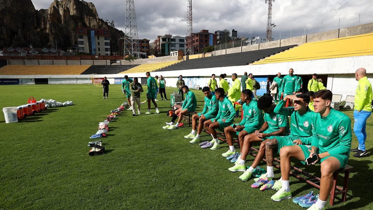 Palmeiras se adapta à altitude e finaliza preparação para jogo contra Bolívar