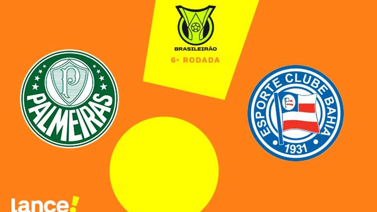 Transmissão, horário e escalações: Palmeiras x Bahia ao vivo no Brasil.