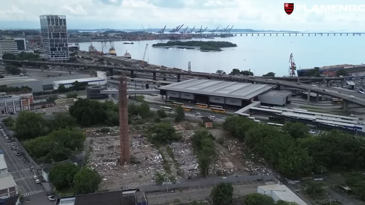 Flamengo analisa terreno do Gasômetro para possíveis projetos futuros.