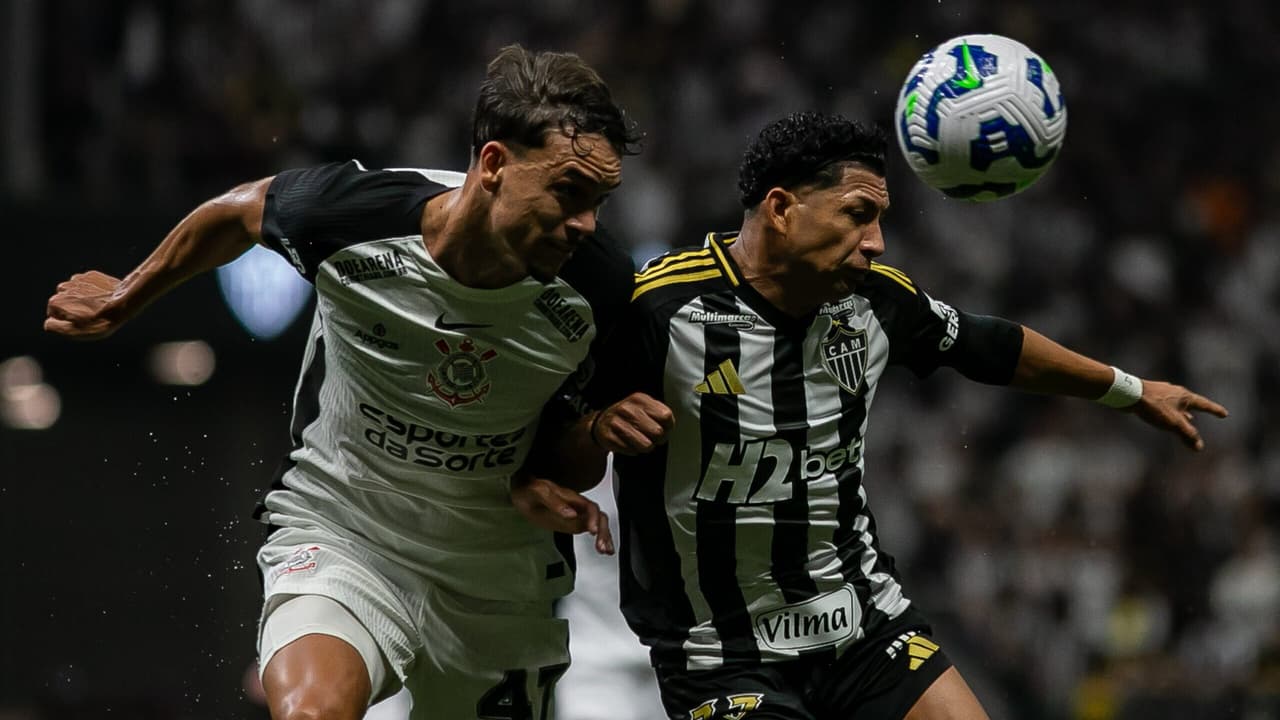 Atlético-MG e Corinthians empatam sem gols em jogo equilibrado no Brasileirão.