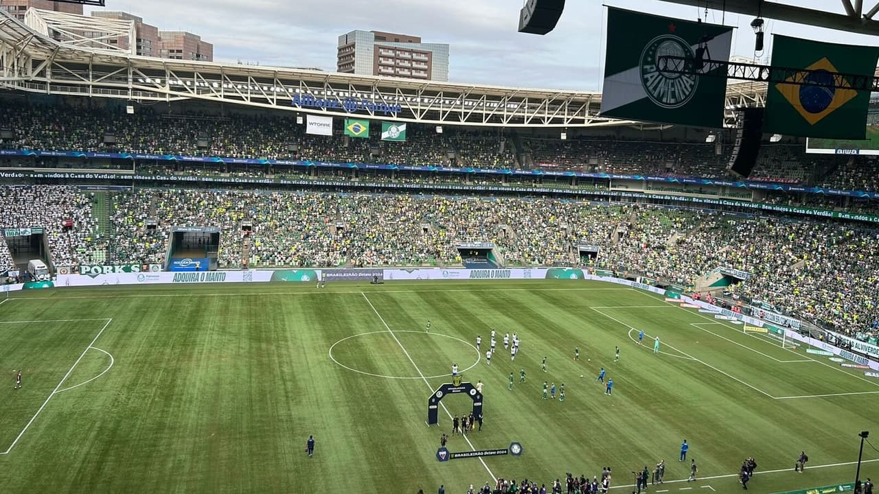 Contra o Flamengo, Palmeiras deve ter recorde público no Allianz Parque na temporada