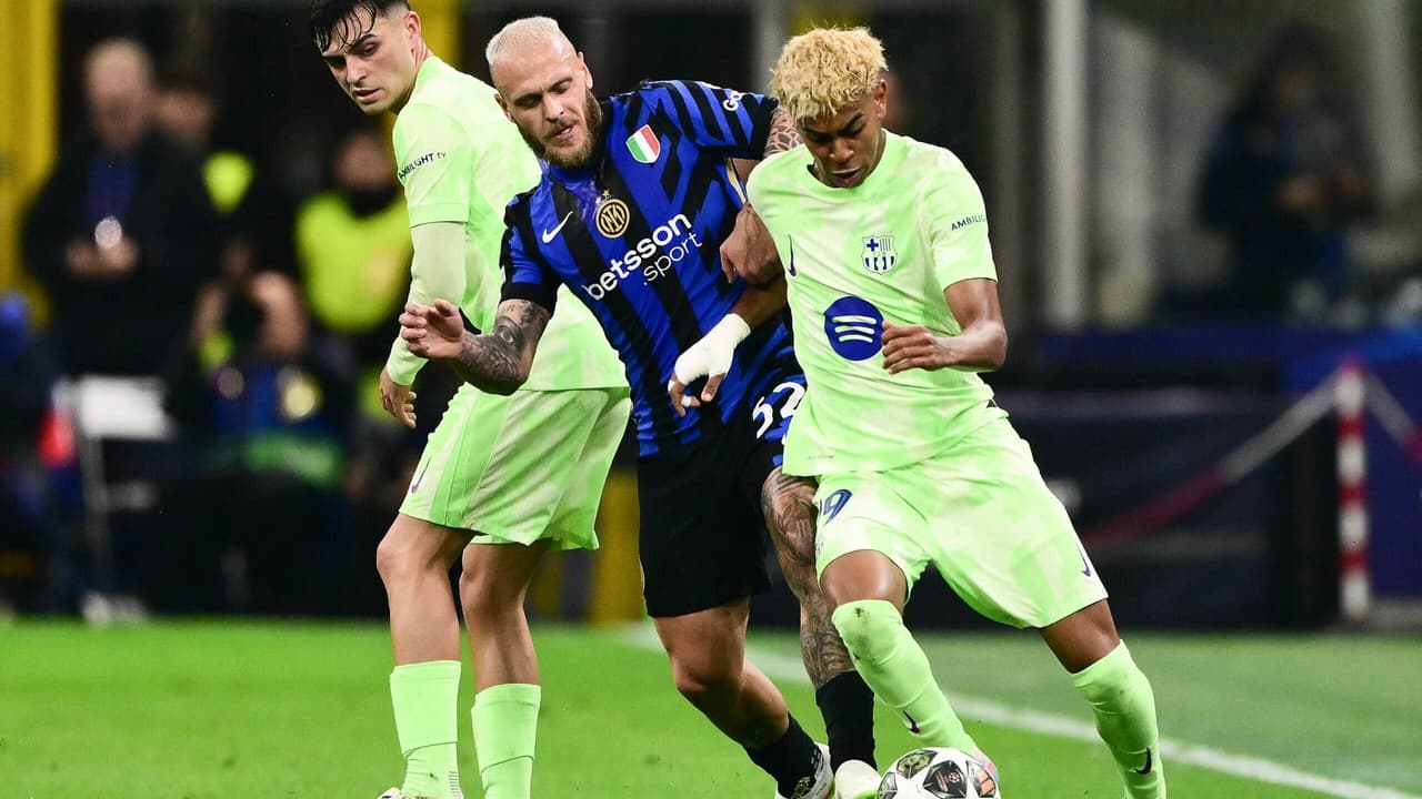 Champions: gol perdido em Inter de Milão x Barcelona viraliza