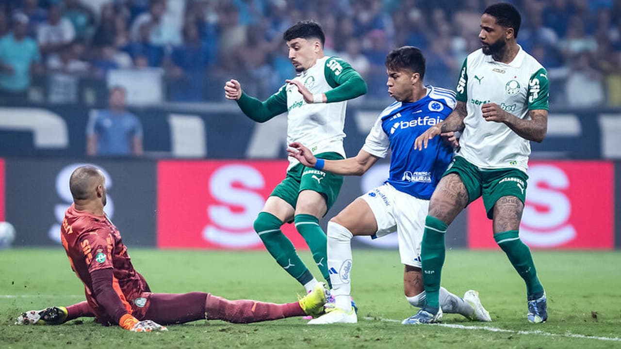 Cruzeiro marca mais gols no primeiro tempo no Brasileirão