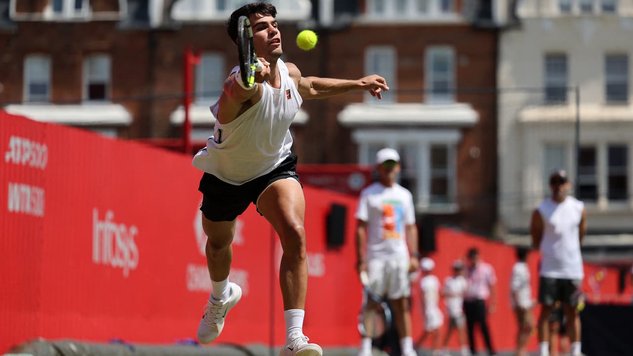 Com Alcaraz, imagens do ATP 500 do Queen's Club, de Londres - Lance ...