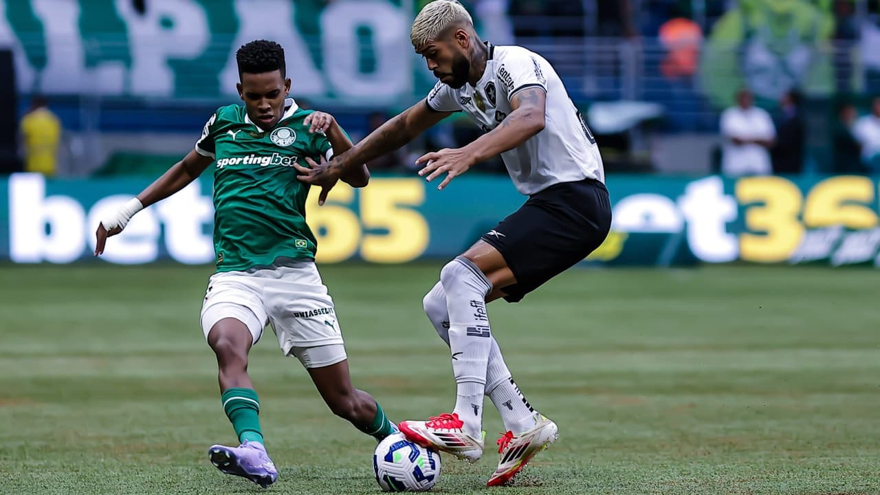 Tironi no lance: Palmeiras e Botafogo se enfrentam no Mundial.