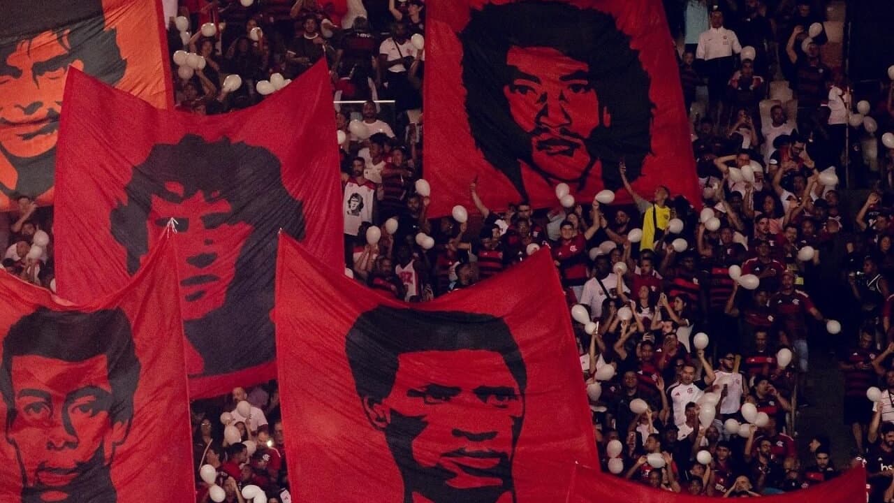 Flamengo presta homenagem a ídolo antes da estreia no Mundial