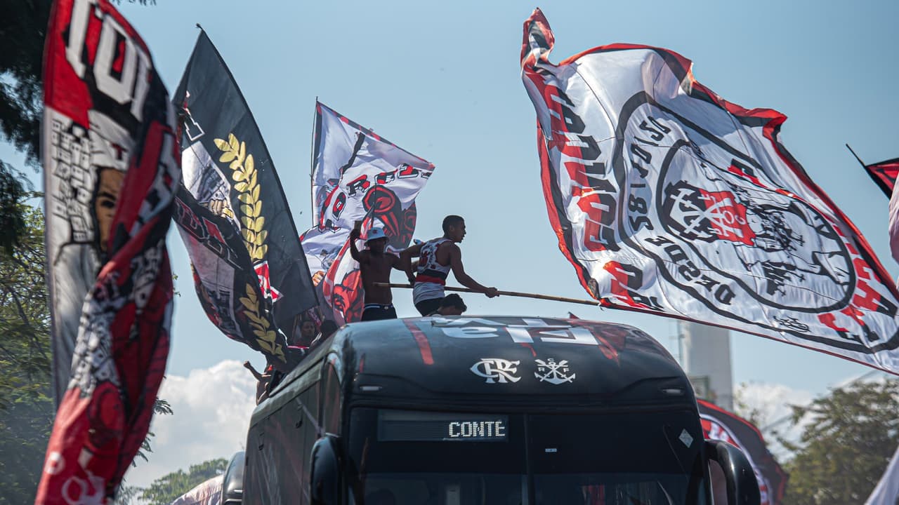 Torcedores preparam festa de despedida para Flamengo antes do Mundial de Clubes