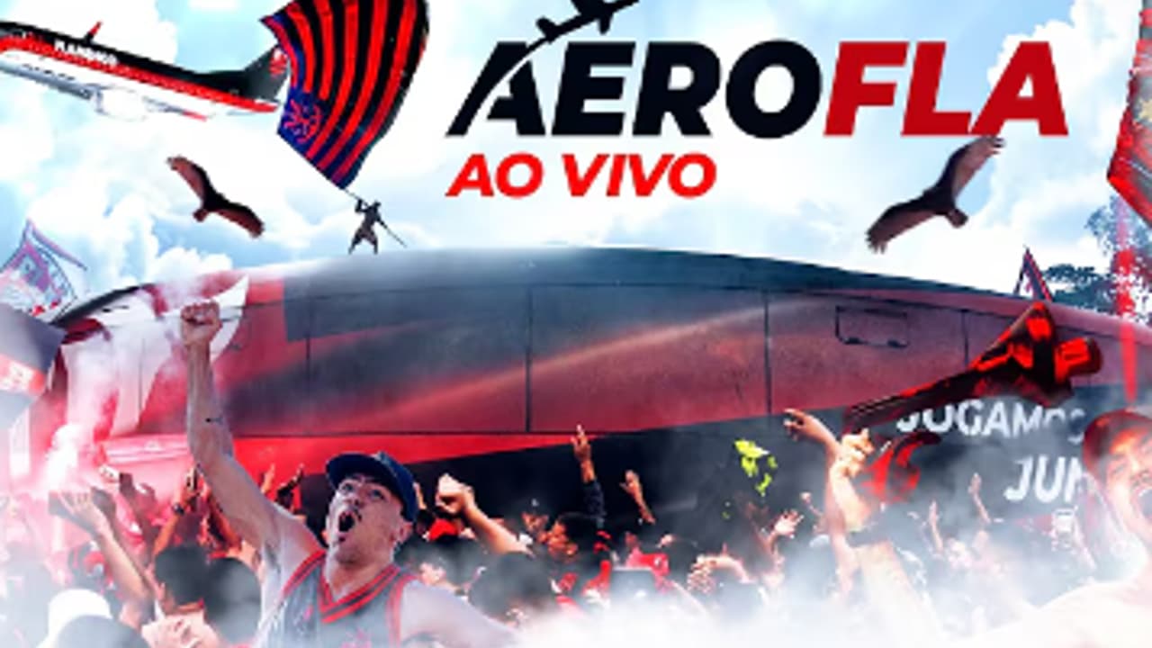 Embarque do Flamengo para o Mundial: Acompanhe ao Vivo pela AeroFla.