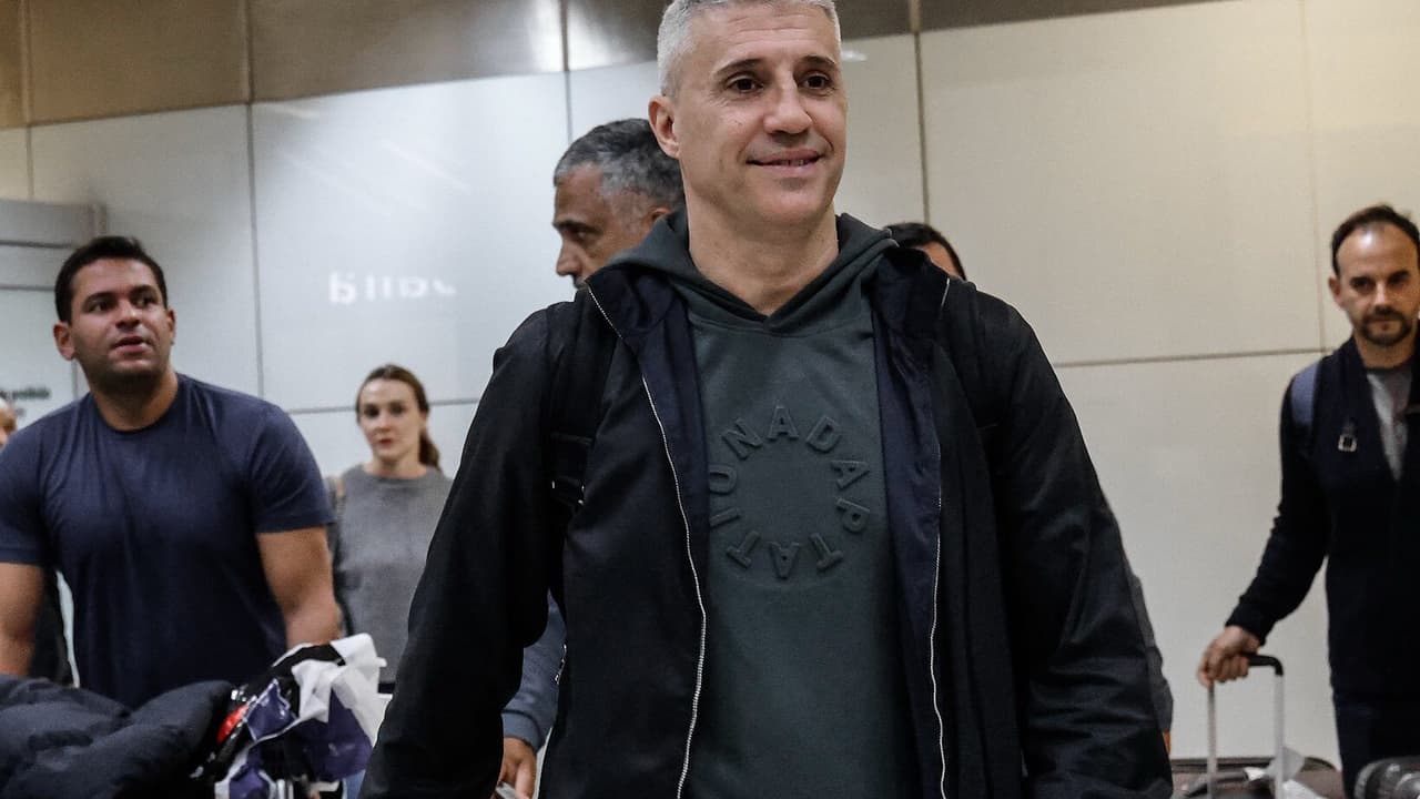 São Paulo: Hernán Crespo chega ao Brasil