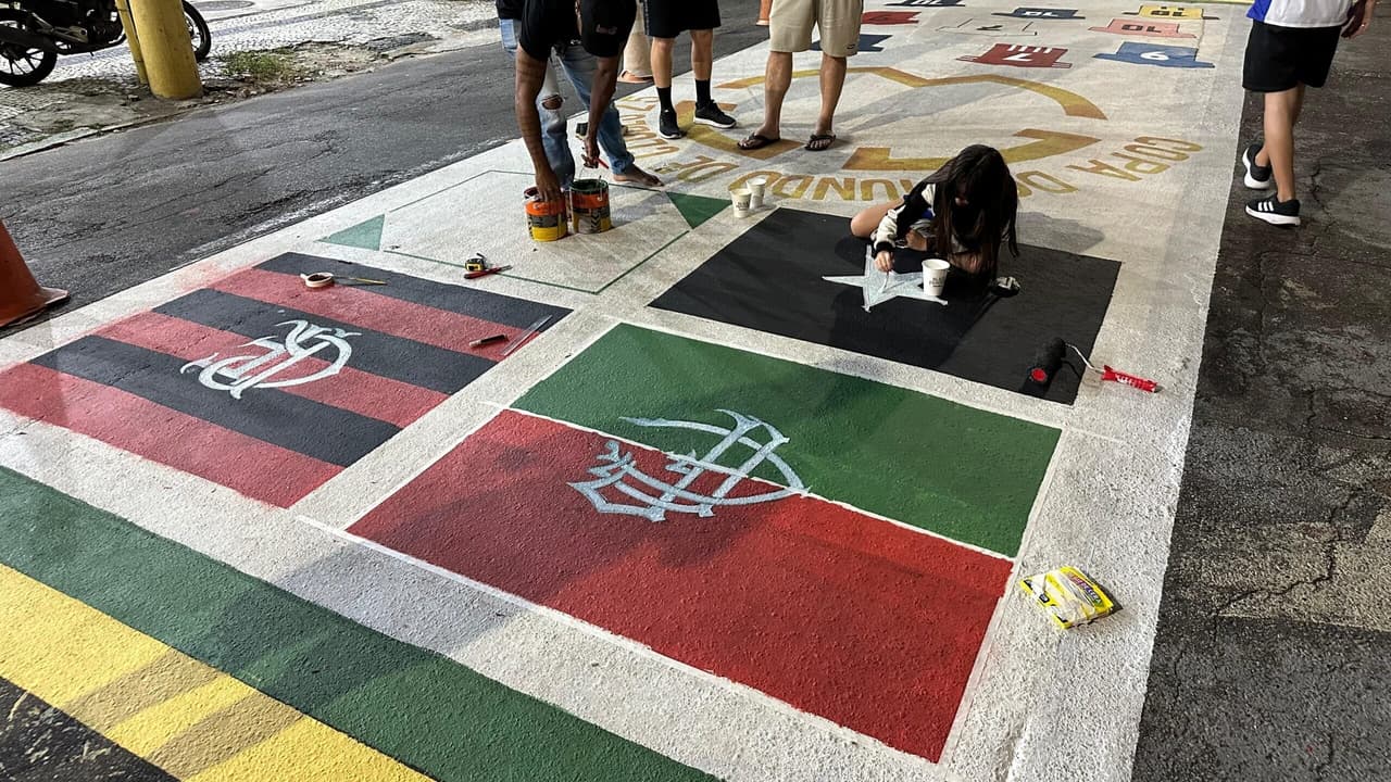 Rua mantém tradição e entra no clima do Mundial de Clubes