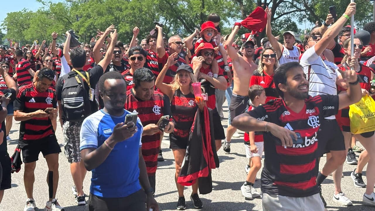 Torcedor do Sport apoia Flamengo em duelo contra Chelsea no Mundial.