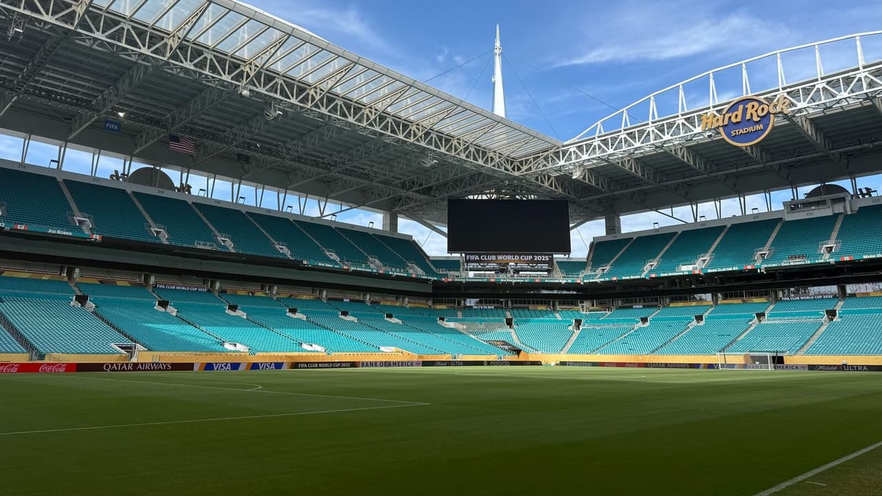 Gramado do Estádio para Duelo do Palmeiras com Inter Miami.