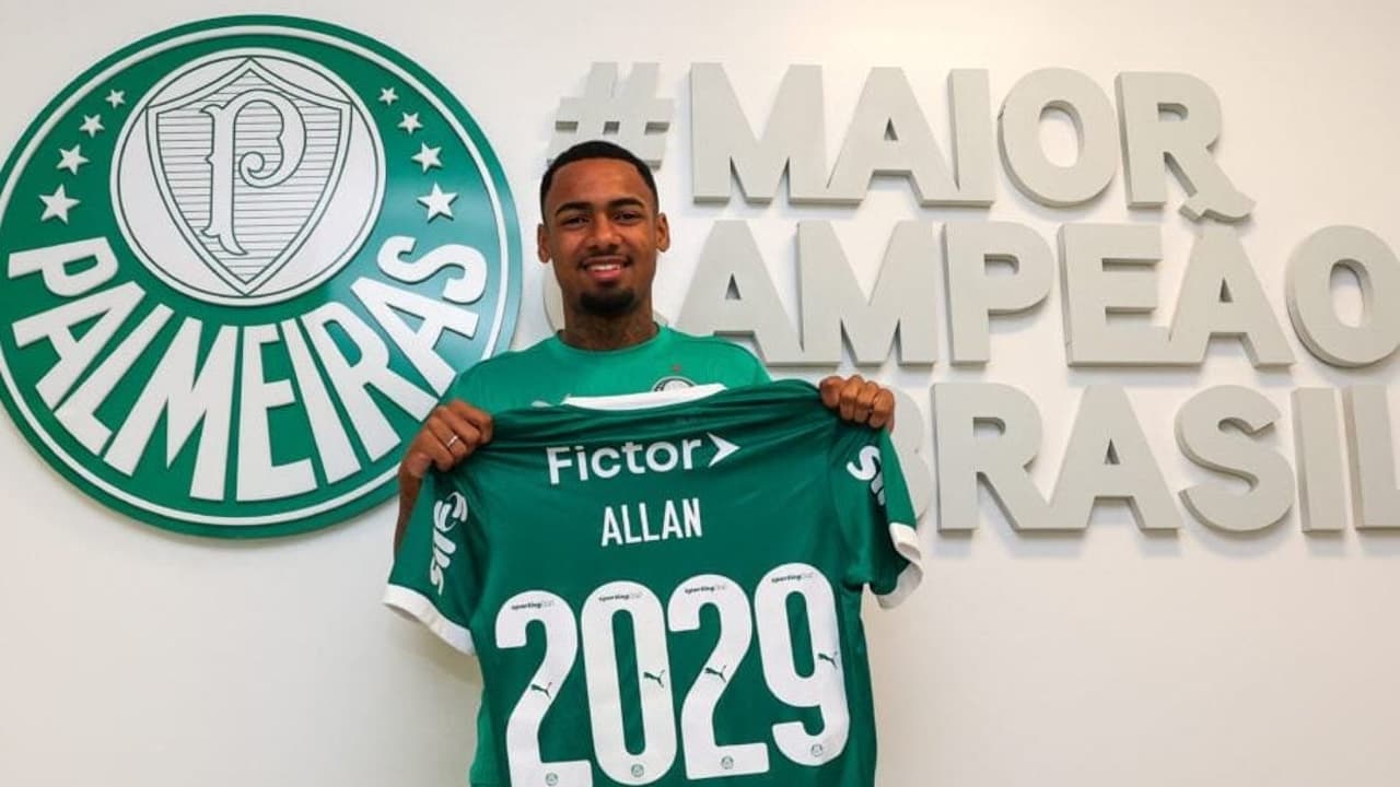 Palmeiras amplia vínculo com Allan, promessa revelada na Academia