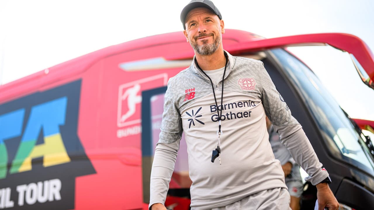 Erik ten Hag: novo técnico do Bayer Leverkusen enfrentará sub-20 do Flamengo.