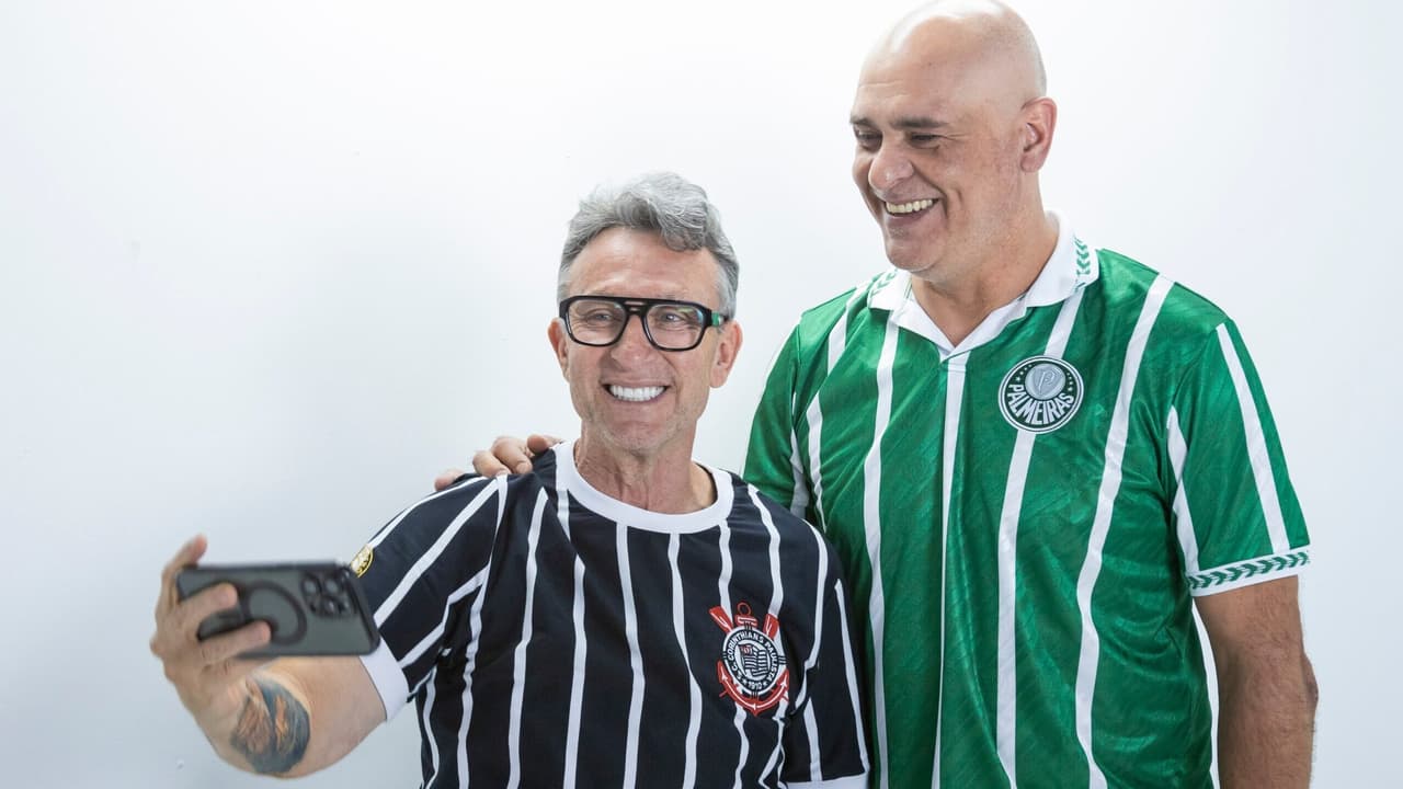 Neto e Marcos se juntam a Galvão Bueno para transmissão de clássico paulista.