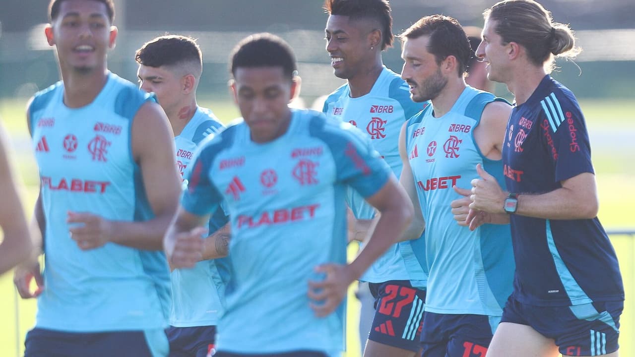 Reapresentação do Flamengo após folga de cinco dias para o elenco.