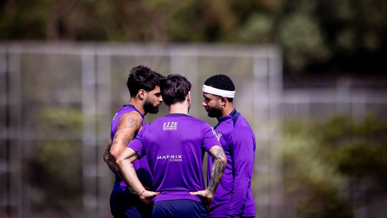 Corinthians contará com volta de trio importante diante do Palmeiras.