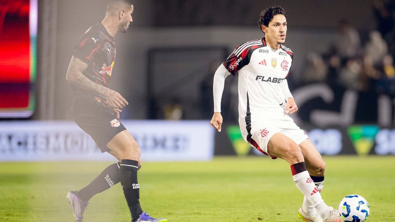 Vazamento de dados de GPS de Pedro contra Bragantino gera preocupações no Flamengo