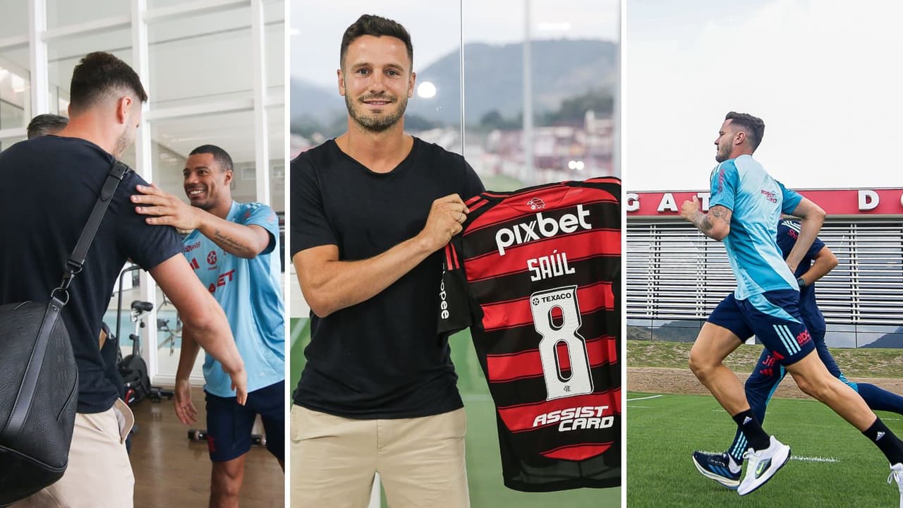 Reforço na zaga: estreia de Saúl no Flamengo agita torcida rubro-negra.