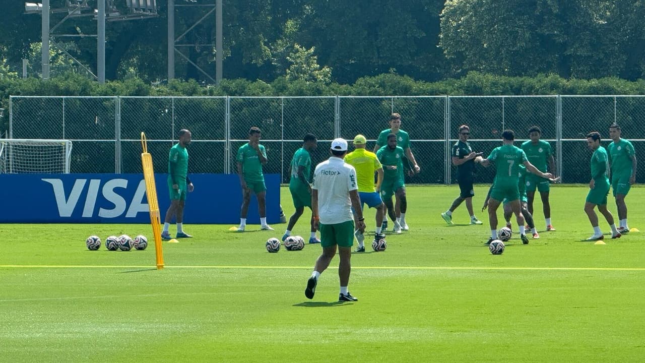 Palmeiras tem retorno de titulares e Paulinho segue trabalho individual; confira escalação.