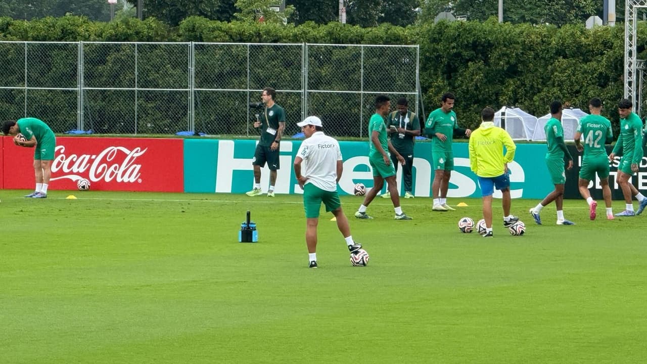 Palmeiras tem duas novidades no treinamento para preparação contra o Chelsea