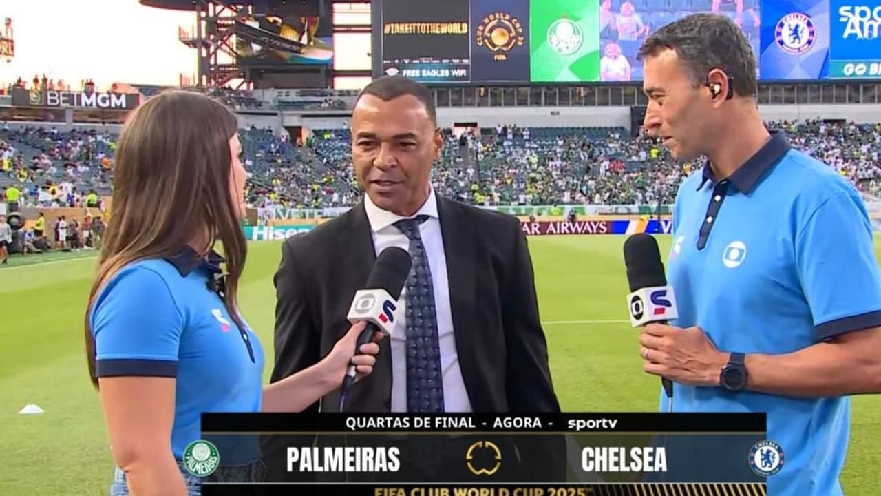 Cafu prevê três gols no duelo entre Palmeiras e Chelsea na final.