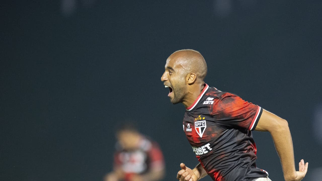 São Paulo avalia condição de Lucas Moura para partida contra o Bragantino