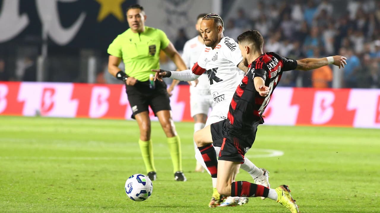 Villani faz questionamento ao narrar gol de Neymar em Santos x Flamengo: 'Será?'