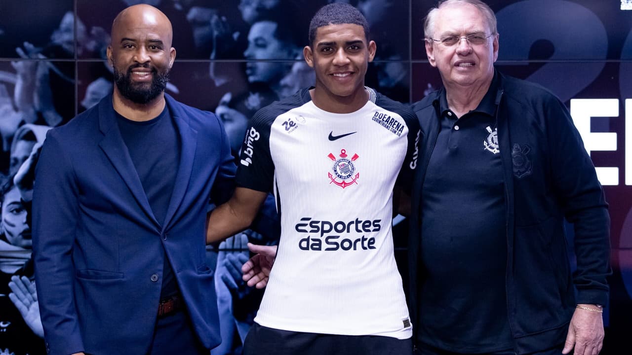 Corinthians amplia contrato de Gui Negão e fixa multa rescisória alta