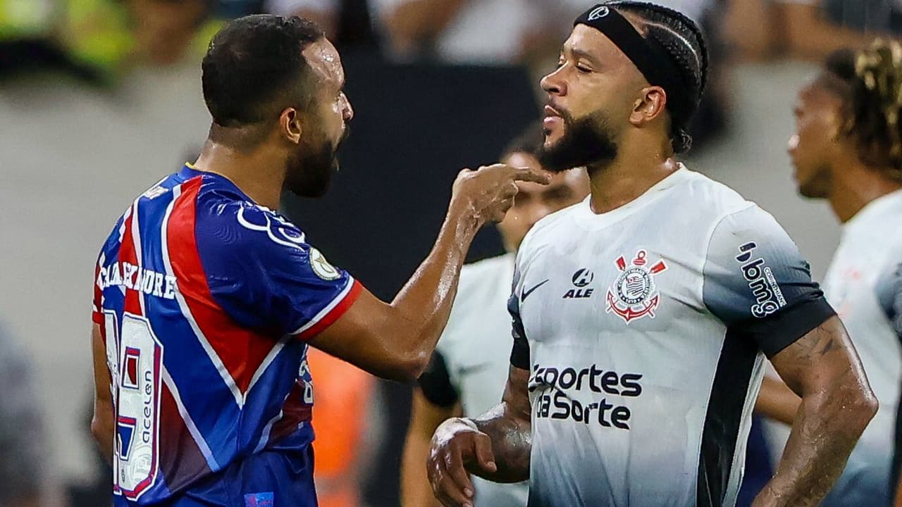 Polêmica com Kauê Furquim agita confronto entre Corinthians e Bahia no Brasileirão