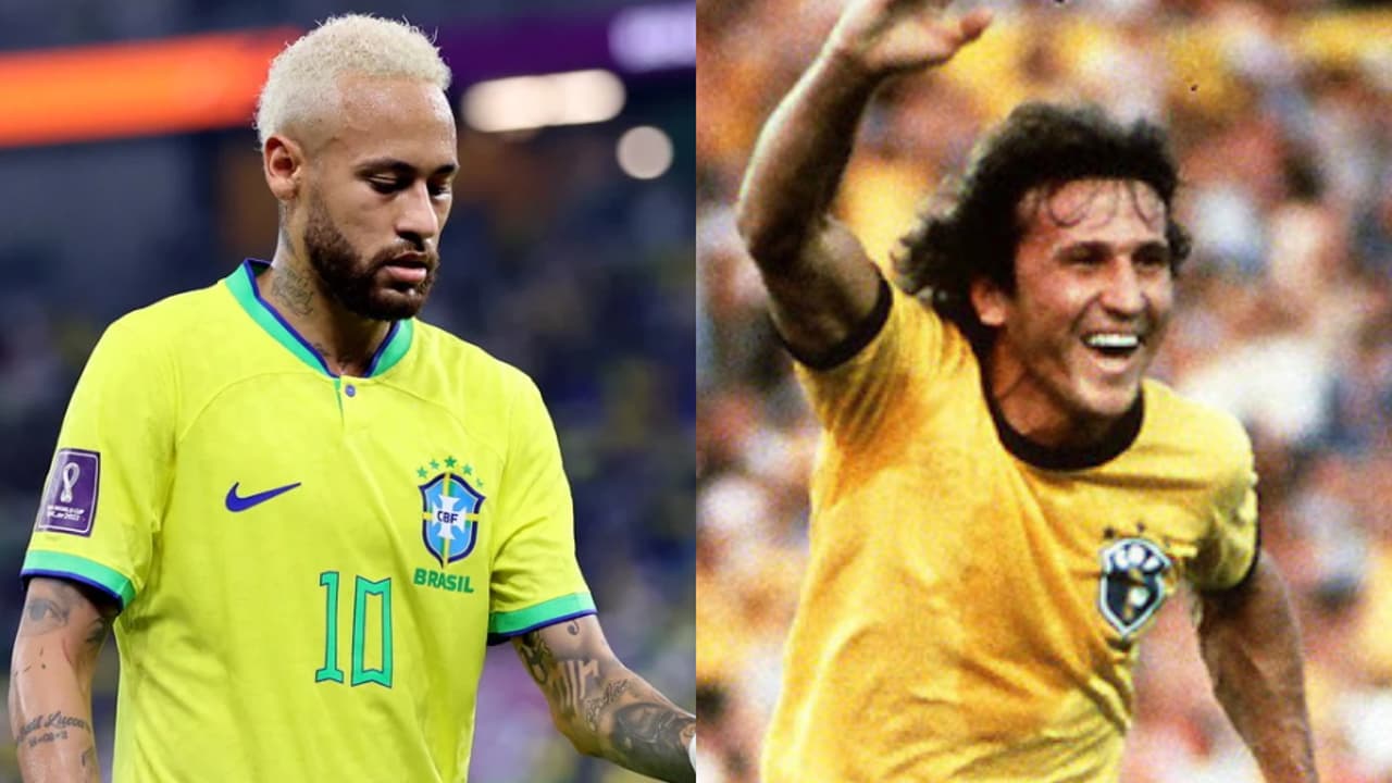 Jornalista compara atitudes de Neymar e Zico, ídolo do Flamengo, após goleada