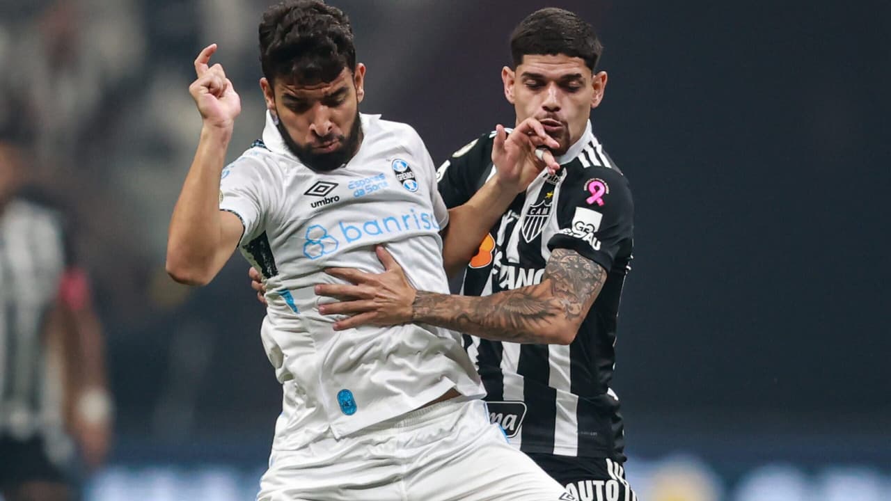 Atlético-MG x Grêmio: retrospecto e estatísticas pelo Brasileirão