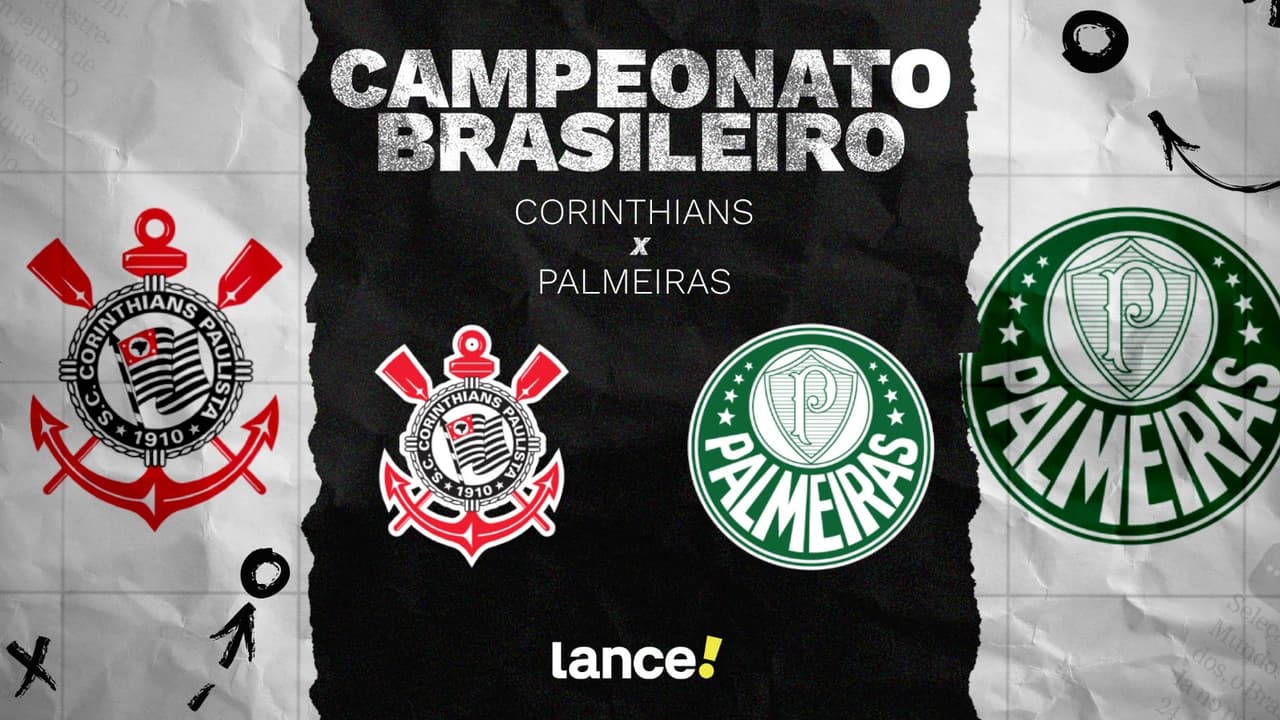 Corinthians e Palmeiras: detalhes do confronto no Brasileirão, onde assistir e escalações