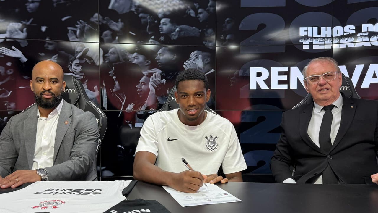 Corinthians amplia contrato de jovem talento e estabelece multa rescisória milionária