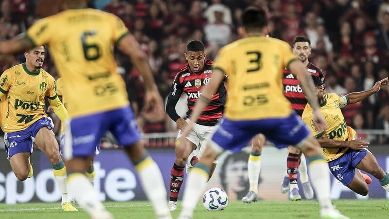 Cena inusitada durante partida entre Flamengo e Mirassol surpreende torcedores online
