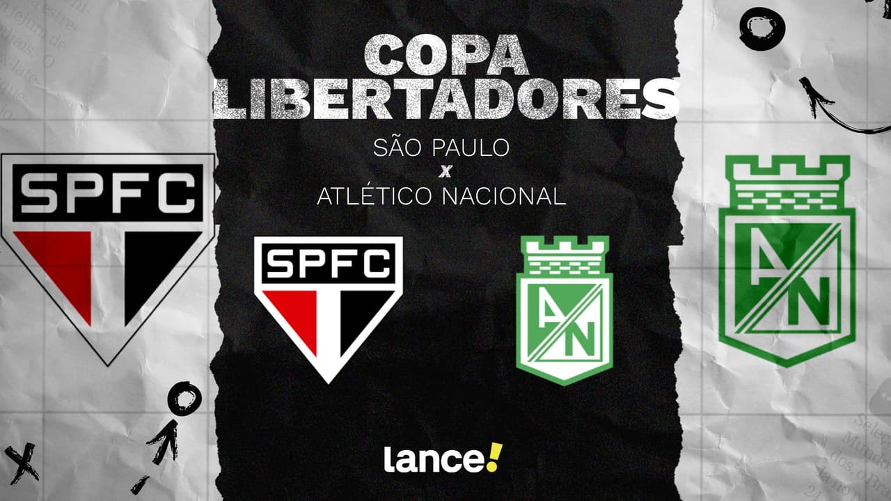 São Paulo x Atlético Nacional: onde assistir ao vivo, horário e escalações