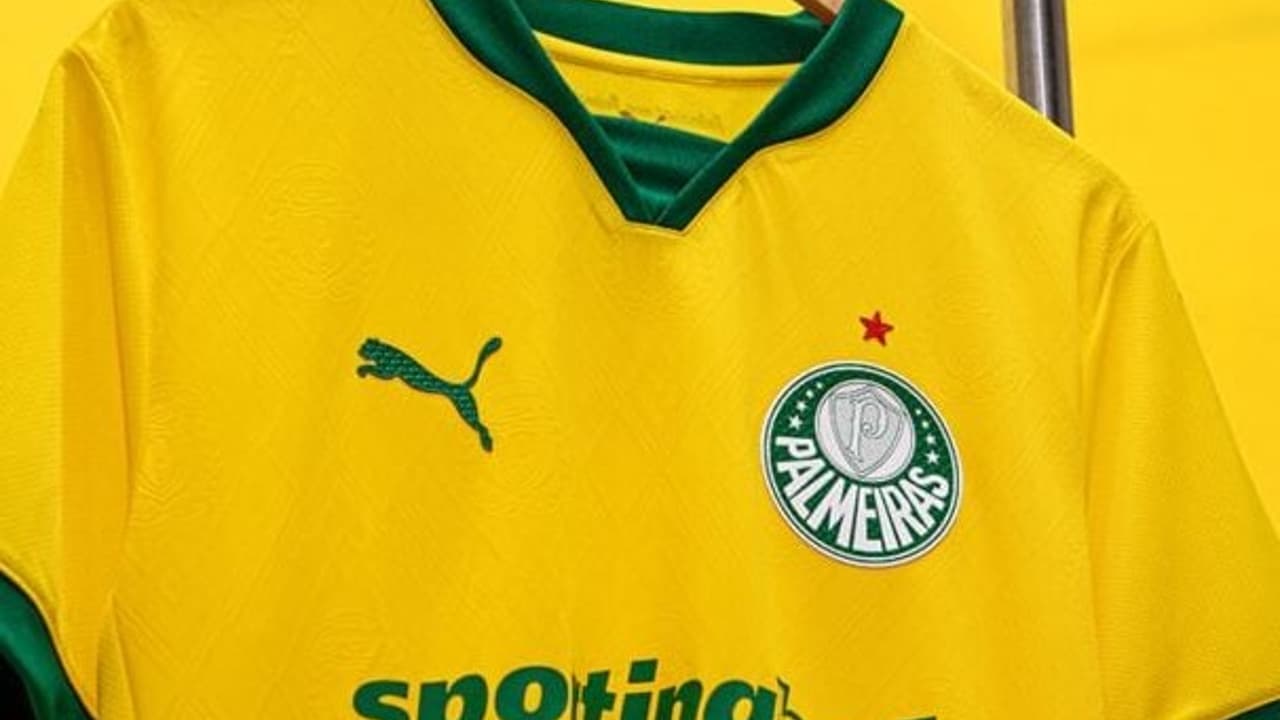 Palmeiras revela novo uniforme verde e amarelo em tributo à Seleção Brasileira