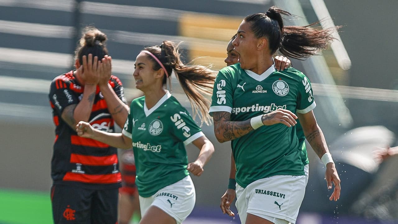 Palmeiras supera o Flamengo e garante vaga no Brasileirão Feminino