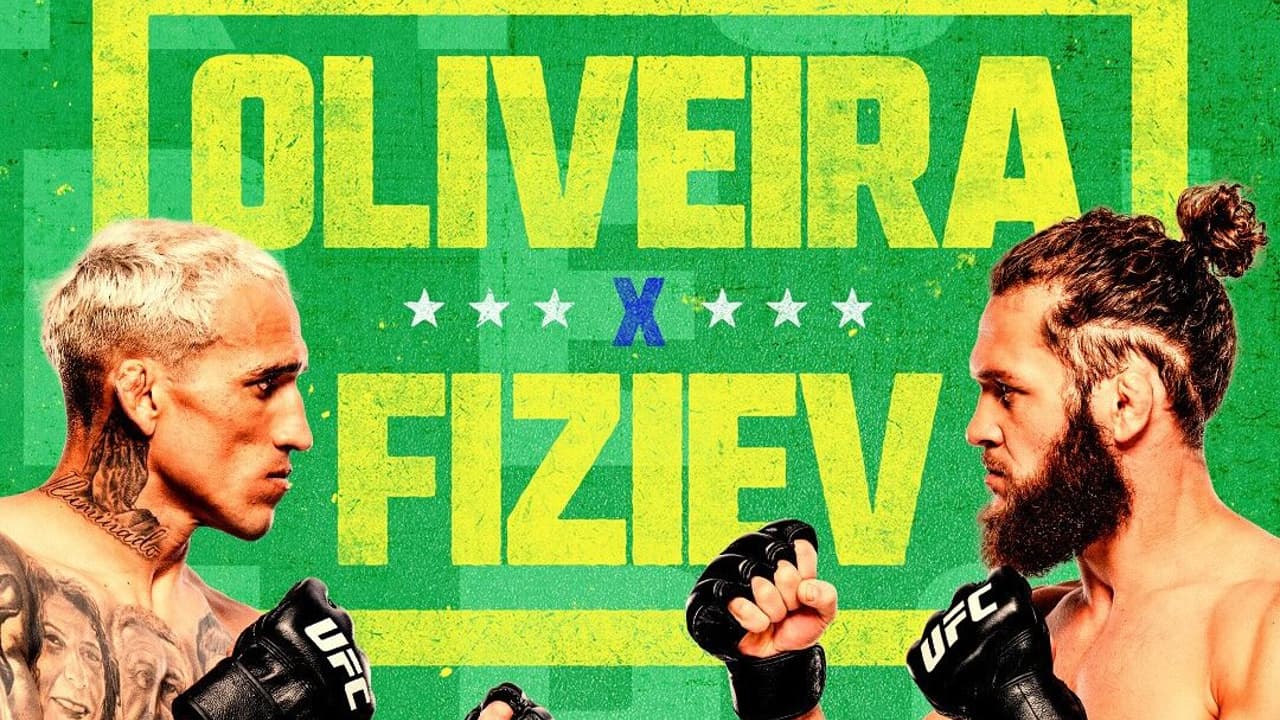 Veja pôster oficial do UFC Rio com Charles Oliveira x Fiziev