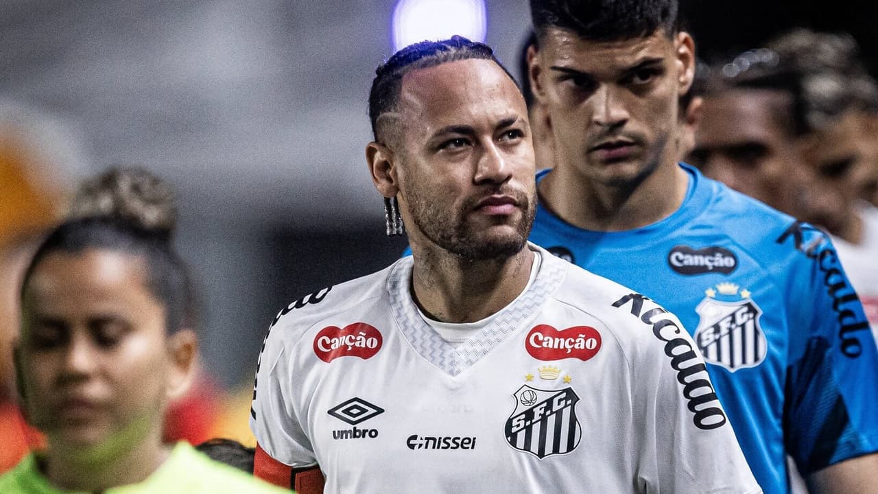 Jornal sobre ausência de Neymar em jogos do Santos: 'Motivo inusitado'