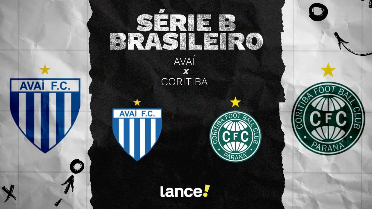 Avaí x Coritiba: onde assistir e escalações do jogo da Série B