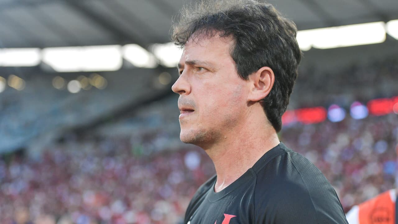 Fernando Diniz reage e viraliza após gol do Flamengo em partida emocionante