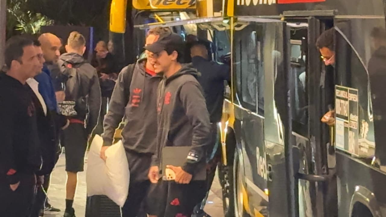 Flamengo desembarca na Argentina para a final da Libertadores