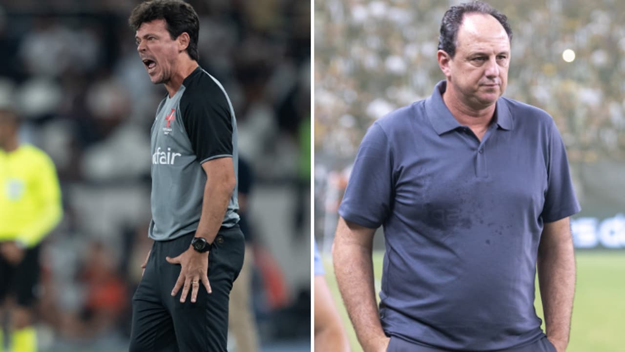 Vasco x Bahia: Diniz leva vantagem em duelos contra Rogério Ceni