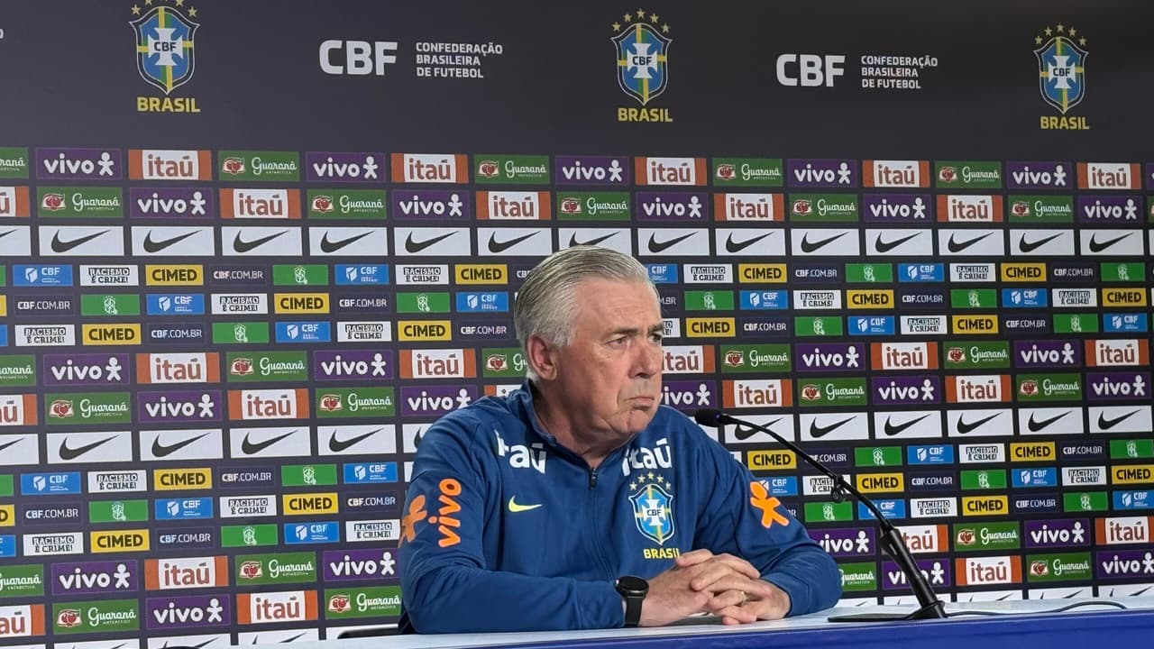 Ancelotti recebe visita ilustre antes de Brasil x Chile
