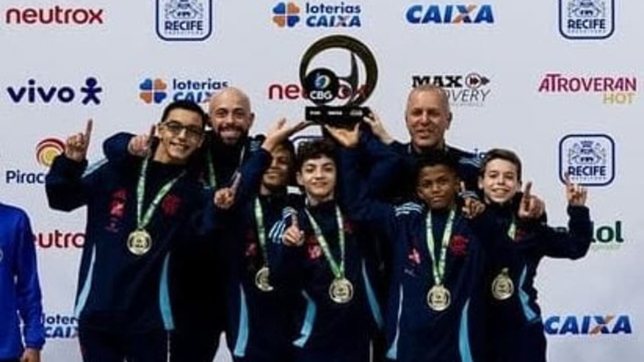 Flamengo conquista título geral no Campeonato Brasileiro Infantil de ginástica artística