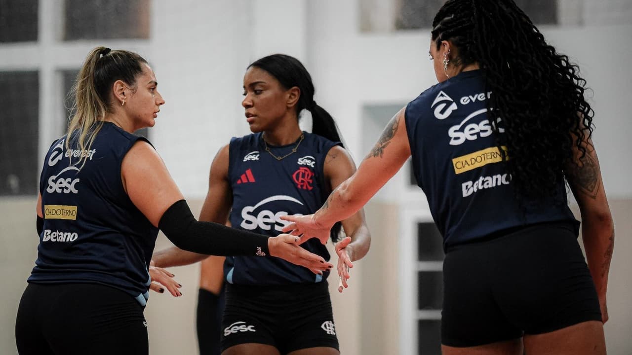 Flamengo inicia sua jornada na Taça Brasil de Vôlei em Londrina